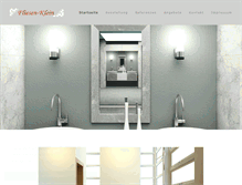 Tablet Screenshot of fliesen-klein-design.com